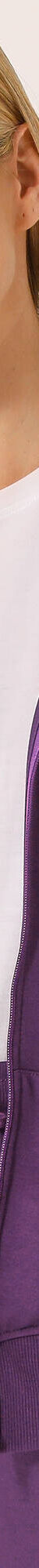 Veste zippée à capuche, molleton gratté (violet) Veste zippée à capuche, molleton gratté (violet)